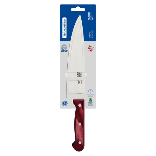 [086-20597] CUCHILLO CHEF TRAMONTINA 21131/178  POLYWOOD 8"