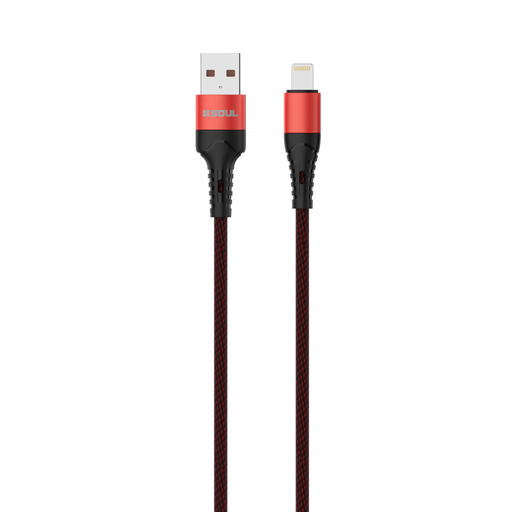 [164-73749] CABLE DE DATOS SOUL MALLADO USB-MALIRO USB-A / LIGHTNING 2.4A