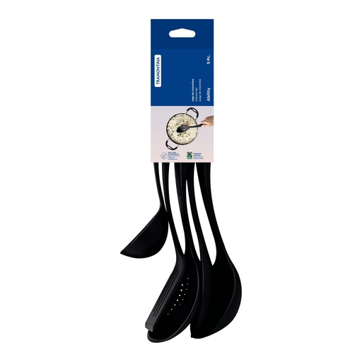[086-99007] JUEGO UTENSILLOS TRAMONTINA 25199/007 ABILITY 5PZS