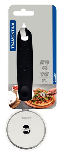 [086-25100] CORTADOR PARA PIZZA TRAMONTINA 25625/100 UTILITA NEGRO