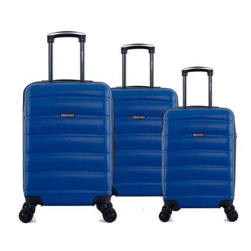 [211-74534] SET VALIJAS DISCOVERY 27453 3PZS 28"/24"/20" BLUE