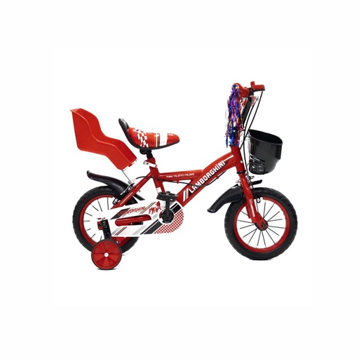 [170-17806] BICICLETA LAMBORGHINI 217178 06L 12 ROJO