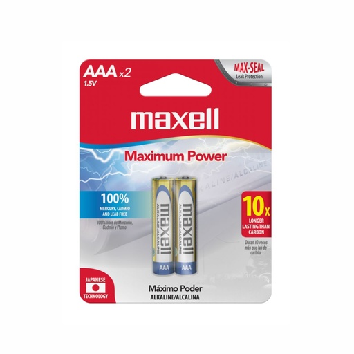 [157-23807] PILA MAXELL AAA ALCALINA BP2