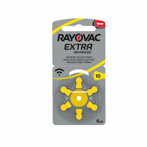 [030-00110] PILA RAYOVAC 10AUX-6XELAT BP6