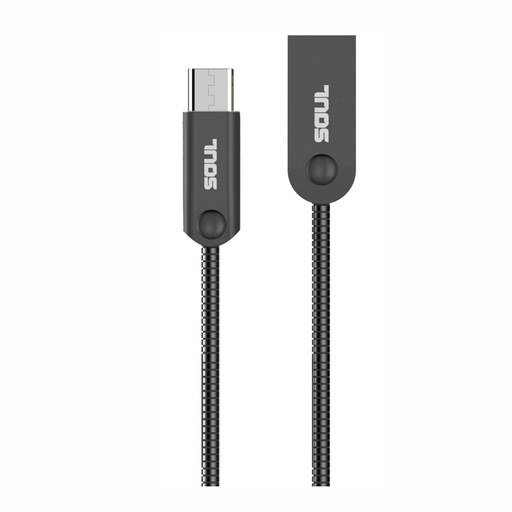 [164-85222] CABLE DE DATOS SOUL IRON FLEX TYPE-C NEGRO