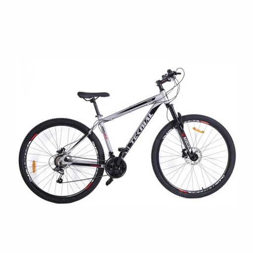 [185-08901] BICICLETA TEKNIAL TARPAN 200ER M GRIS/NEGRO R29