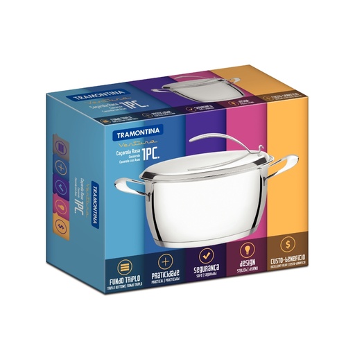 [086-63220] OLLA TRAMONTINA 62363/220 VENTURA 22CM