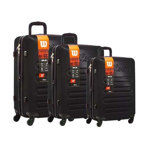 [209-35013] SET VALIJAS WILSON 65.1735N UxB 3 BLACK