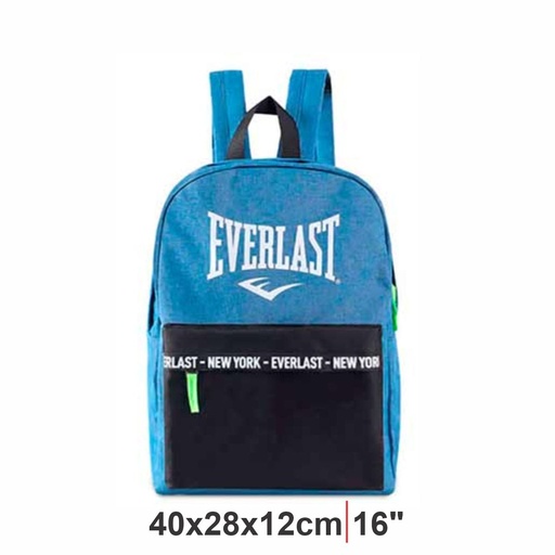 [200-09992] MOCHILA EVERLAST 15999A AZUL/NEGRO